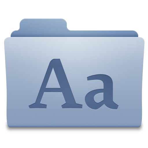 Fonts 7 Icon 512x512 png